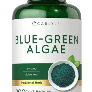 Blue Green Algae (Chlorella) 500mg - 200 Quick Release Capsules